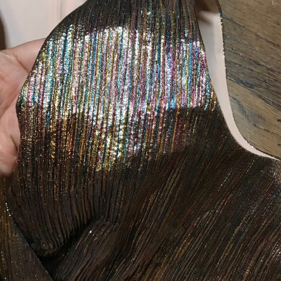 GB Metallic cocktail Dress size L - Picture 5 of 10